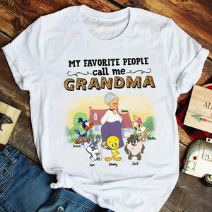My Favorite People Call Me Grandma Personalized Grandma Shirt, Gift For Family - Shirts - GoDuckee
