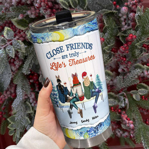 Sometimes They Know Us Better Than We Know Ourselves, Besties Personalized Tumbler - Tumbler Cup - GoDuckee