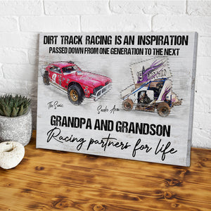 Personalized Dirt Track Racing Wall Art - Dirt Track Racing Is An Inspiration dtracing2104 - Poster & Canvas - GoDuckee