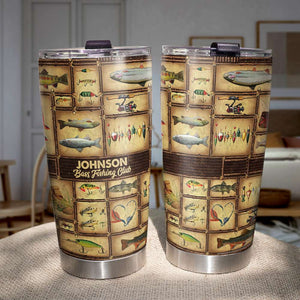 Colorful Fish - Personalized Fishing Tumbler Cup - Tumbler Cup - GoDuckee