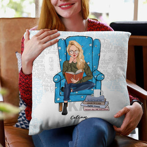 Book Lover Personalized Pillow 03HUHN080323TM - Pillow - GoDuckee