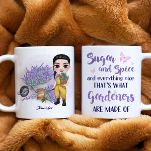 Sugar And Spice, Personalized Mug, Gift For Gardening - Coffee Mug - GoDuckee