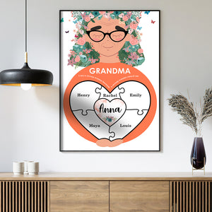 Personalized Mother's Day Canvas Print - Mom The One That Holds Us Together MOM2104 - Poster & Canvas - GoDuckee