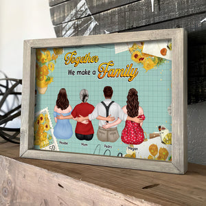 Together We Make A Family- Gift For Family- Personalized Canvas Print- Family Poster Canvas - Poster & Canvas - GoDuckee