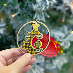 Personalized Christmas Family 3D Dual Spiral Ornament, Christmas Tree Decor - Ornament - GoDuckee