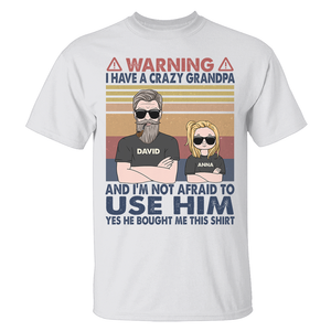 Personalized Gifts For Kids, Back To School with A Crazy Grandpa, Custom Youth Shirt - Shirts - GoDuckee