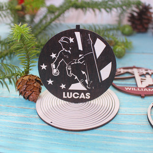 Lineman On The Pole SORMHC Personalized 3D Ornament - Ornament - GoDuckee