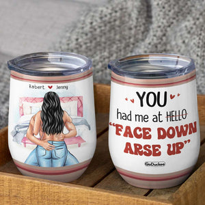 I Like You How I Like My Martinis Personalized Couple - Wine Tumbler - GoDuckee