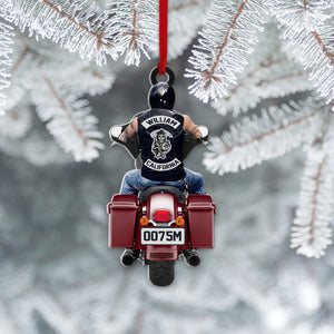 Personalized Motocycle Custom Shape Ornament - Ornament - GoDuckee