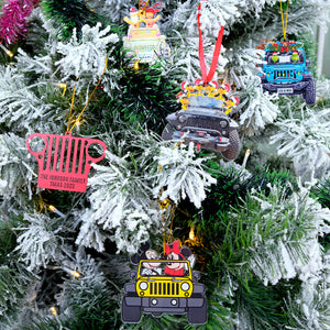 Valentine's Day Gift For Couple's Journey Duck Lovers - Personalized Christmas Ornament - Upload Your Vehicle Image - Ornament - GoDuckee