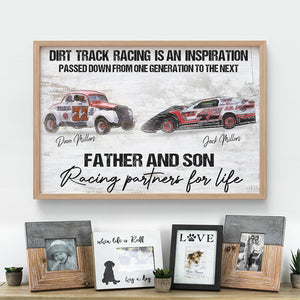 Personalized Dirt Track Racing Wall Art - Dirt Track Racing Is An Inspiration dtracing2104 - Poster & Canvas - GoDuckee