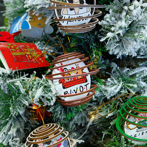 Personalized Friends 3D Dual Spiral Ornament, Christmas Tree Decor - Ornament - GoDuckee