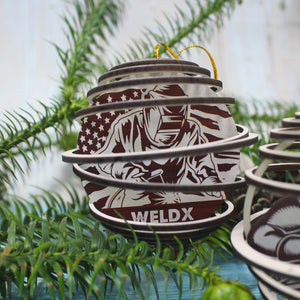 Welder Spiral Ornament, SORMHC, Personalized 3D Ornament - Ornament - GoDuckee