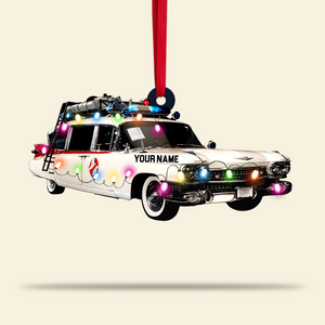 Personalized Classic Movie Car Collection Ornament - Custom Name Christmas Tree Decor For Car Lovers - Ornament - GoDuckee