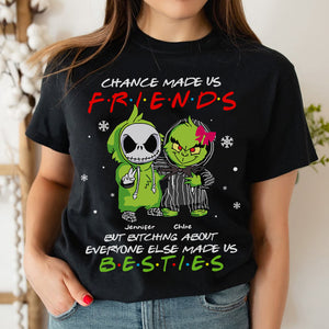 Chance Made Us Friends, Personalized Green And Horror Character Shirts, Christmas Gift - Shirts - GoDuckee