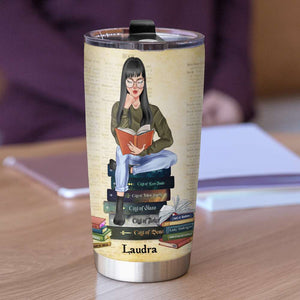 Cassandra Clare - Personalized Tumbler Cup - The Mortal Instruments City Of Bones - Book Lover - Tumbler Cup - GoDuckee