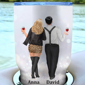 Of All The Walks We've Taken Together This One Is My Favorite Personalized Couple Tumbler, Gift For Couple - Drinkware - GoDuckee