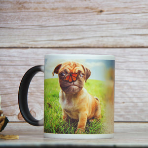 Custom Photo Magic Mug, Gift For Dog Lovers - Magic Mug - GoDuckee