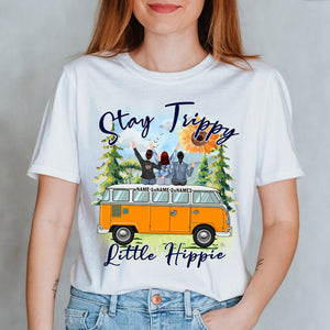 Stay Trippy Little Hippie Custom Shirts - Shirts - GoDuckee
