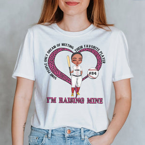 Baseball Mom Some People Only Dream Of Meeting Their Favorite Player Personalized Shirts Gift For Mom - Shirts - GoDuckee