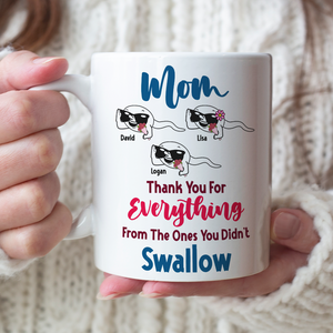 Mom Thank You For Everything Personalized Mug, Gift For Mother - Coffee Mug - GoDuckee