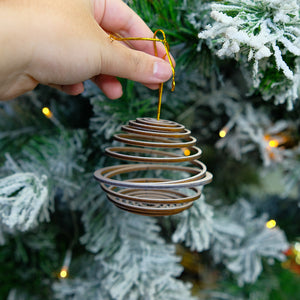 Personalized Friends 3D Dual Spiral Ornament, Christmas Tree Decor - Ornament - GoDuckee