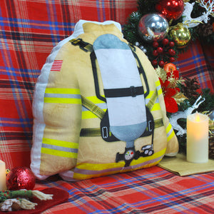 Personalized Firefighter Uniform Pillow - Custom Logo, Name - Pillow - GoDuckee