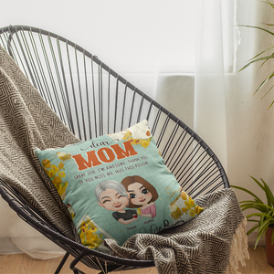 If You Miss Me Hug This Pillow, Mom And Child Personalized Couple Pillow Gift For Mother's Day - Pillow - GoDuckee