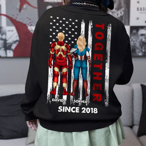 Super Couple, Together Since Personalized Shirt - Gift For Couple - Shirts - GoDuckee