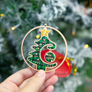 Personalized Christmas Family 3D Dual Spiral Ornament, Christmas Tree Decor - Ornament - GoDuckee