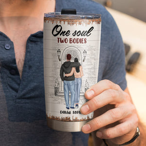 No Measure of Time With You Would Be Long Enough Personalized Couple Tumbler Gift For Couple - Tumbler Cup - GoDuckee