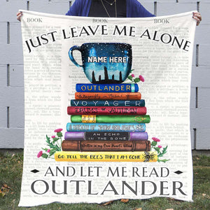 Outlander Blanket - Custom Name - This Is My Outlander Reading Blanket - Blanket - GoDuckee