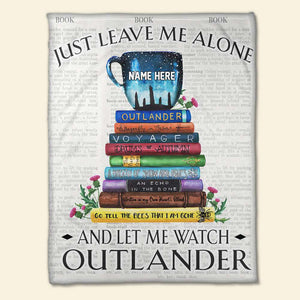 Outlander Blanket - Custom Name - This Is My Outlander Reading Blanket - Blanket - GoDuckee