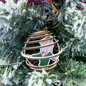 Personalized Friends 3D Dual Spiral Ornament, Christmas Tree Decor - Ornament - GoDuckee