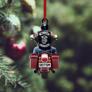 Personalized Motocycle Custom Shape Ornament - Ornament - GoDuckee