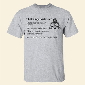 Best Player In The Field Personalized Football Mom Shirt, Gift For Football Lovers - Shirts - GoDuckee