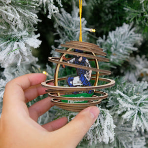 Personalized Baseball Player Pose Ornament, Christmas Tree Decor - Ornament - GoDuckee