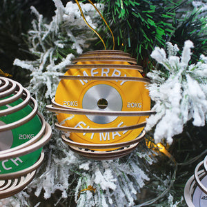 Merry Liftmas - Personalized Gym 3D Dual Spiral Ornament - Christmas Gift For Gym Lovers - Ornament - GoDuckee