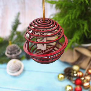 Lineman On The Pole SORMHC Personalized 3D Ornament - Ornament - GoDuckee