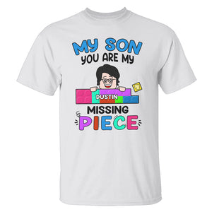 Personalized Shirts For Autism Lego Parents, You are my missing piece - Shirts - GoDuckee