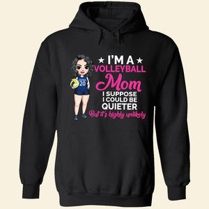 Volleyball I'm A Volleyball Mom - Personalized Shirt - Shirts - GoDuckee