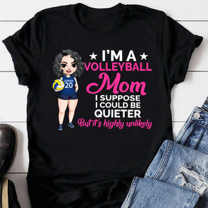 Volleyball I'm A Volleyball Mom - Personalized Shirt - Shirts - GoDuckee