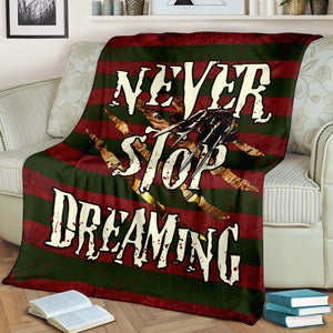 Sweet Dreams - Horror Blanket - Never Stop Dreaming - Freddy Krueger Sweater Pattern - Blanket - GoDuckee
