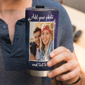Personalized Couple Tumbler - To My Smokin' Hot Wife - Tumbler Cup - GoDuckee