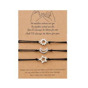 Friendship Hand Woven Bracelet - Gift For Friends, Besties - - GoDuckee