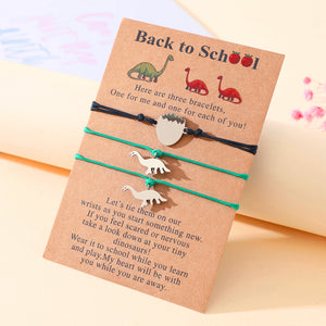Back To School Hand Woven Bracelet - Gift For Kids - - GoDuckee