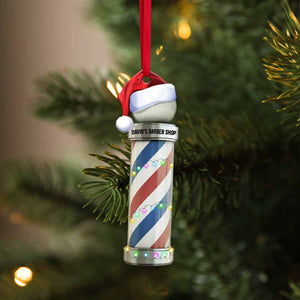 Barber Signpost - Personalized Christmas Ornament- Best Gift For Baber - Ornament - GoDuckee