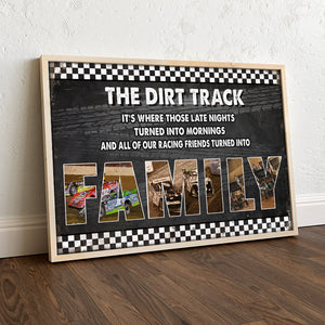 Dirt Track Racing - Custom Photo Poster - It's where those late nights - Poster & Canvas - GoDuckee