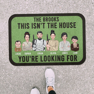Personalized S. W. Family Doormat This Isn't The House You're Looking For - Doormat - GoDuckee