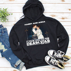 Couple I Love You To The Death And Back Personalized Shirts - Shirts - GoDuckee